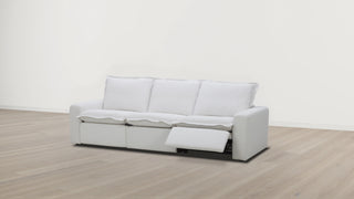 Tulum - 3 Seat Triple Electric Recliner: Dewi Vanille