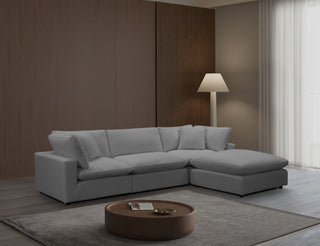 Cali Modular 4 Piece Chaise - Sol Grey