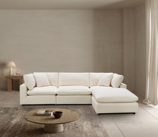 Cali Modular 4 Piece Chaise - Sol Ivory