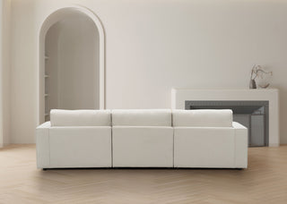 Maui 3 Seater with Ottoman - Elk Oat