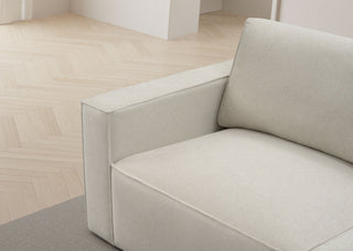 Maui 3 Seater with Ottoman - Elk Oat