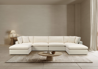 Cali Modular 6 Piece Sofa - Sol Ivory