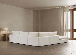 Cali Modular 5 Piece Chaise - Sol Ivory