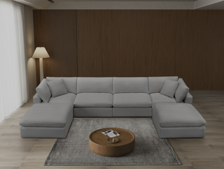 Cali Modular 6 Piece Sofa - Sol Grey