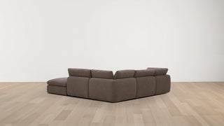 Cali Mark II 5 Seat Chaise - Dune Espresso