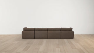 Cali Mark II 6 Piece Sofa - Dune Espresso