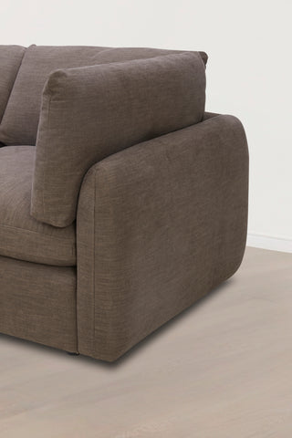 Cali Mark II 4 Piece Chaise - Dune Espresso