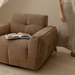 Como Swivel Chair - Lume Walnut