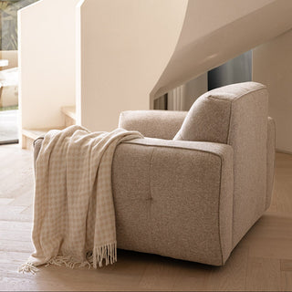 Como Swivel Chair - Lume Pebble