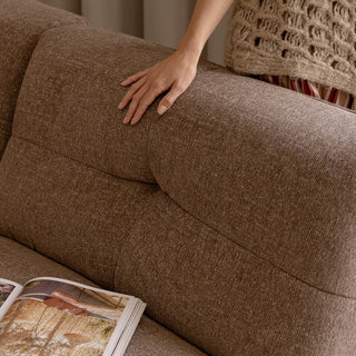 Como Oversized 2.5 Seater Sofa - Walnut