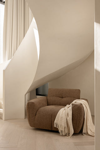 Como Swivel Chair - Lume Walnut