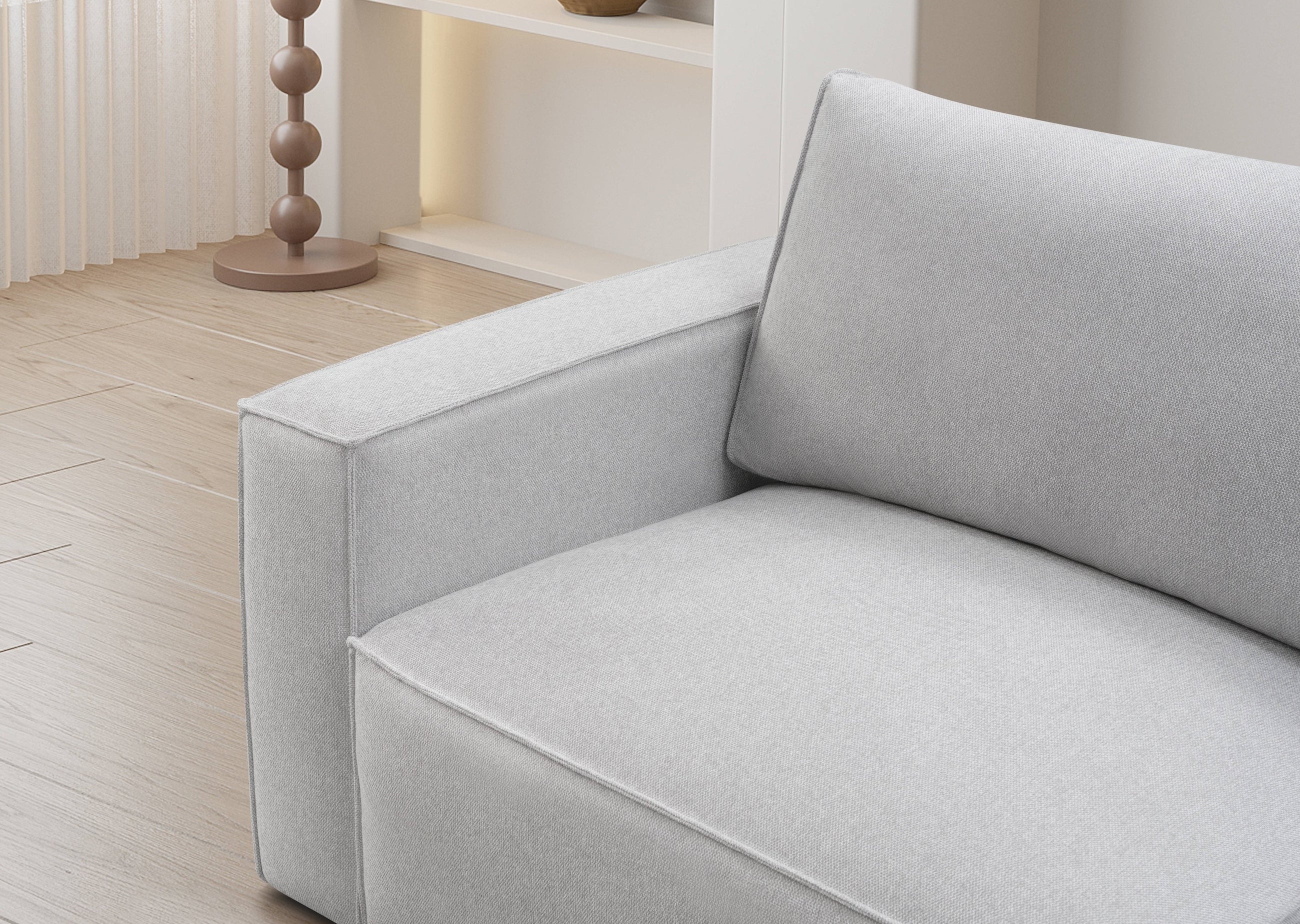 The Siesta Rocker | Boucle Arctic | Rocking Chair & Ottoman | Furniture ...