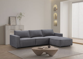 Maui 3 Seater with Ottoman - Elk Hazy