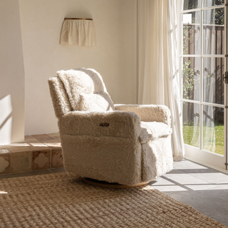 Muse Glider - Faux Fur Honey