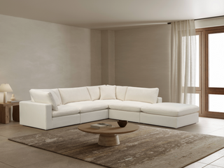 Cali Modular Chaise Sofa - Sol Ivory