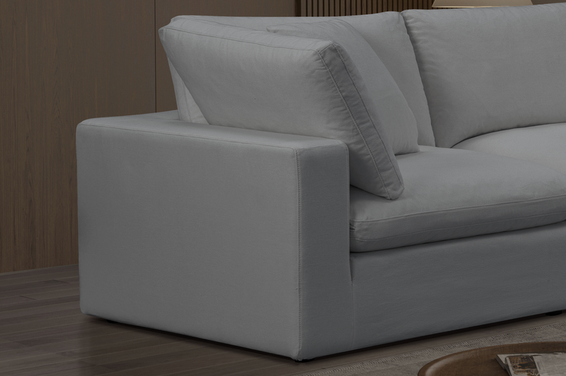 Cali Modular Chaise Sofa - Sol Grey